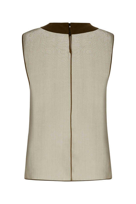 SAINT LAURENT Elegant Silk Muslin Top