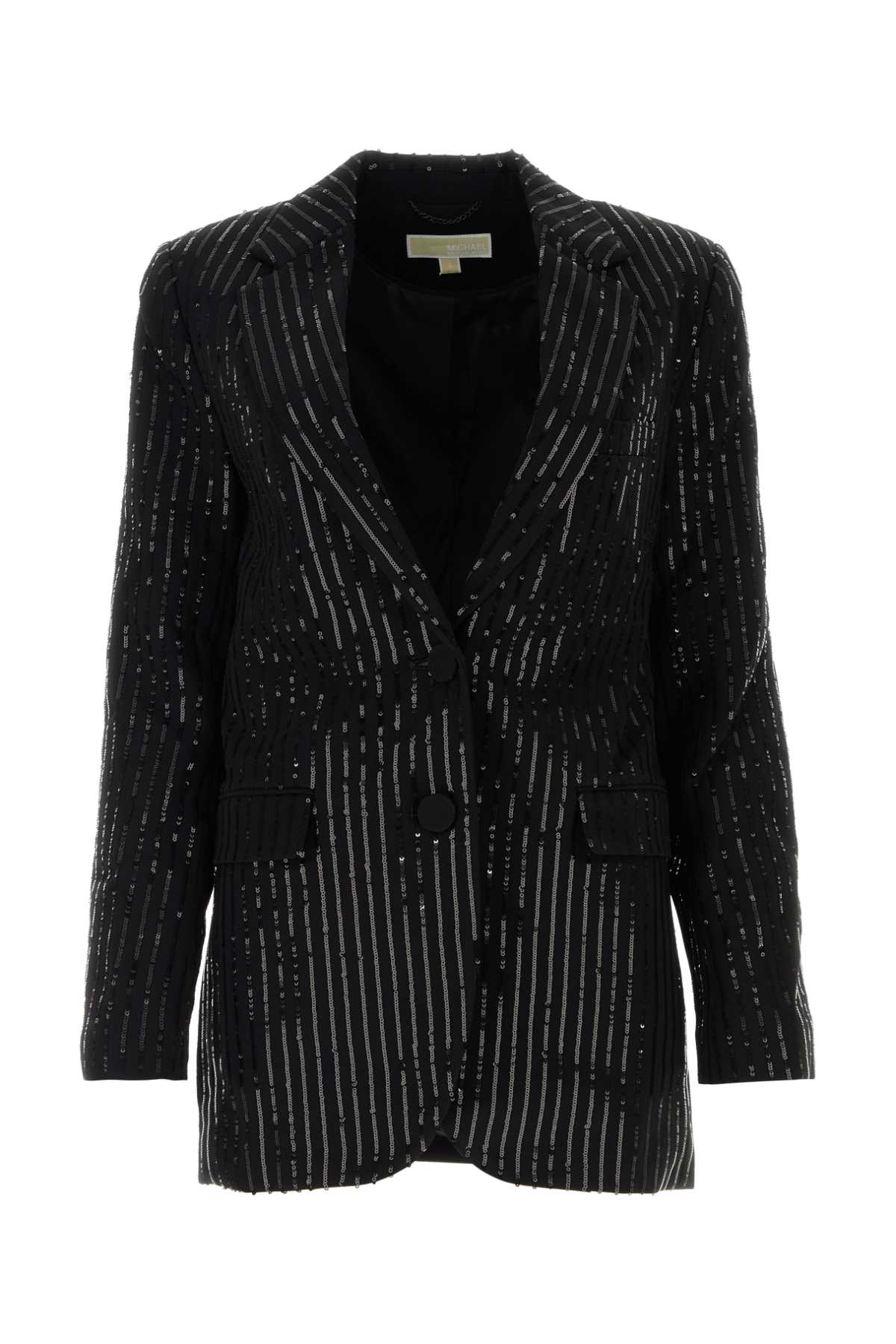 MICHAEL BY MICHAEL KORS Elegant Black Triacetate Blend Blazer for Women