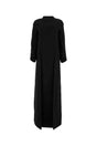 KHAITE Elegant Long Dress in Black