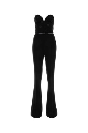 ST ELEGANTE Elegante Black Cady Zeda Jumpsuit