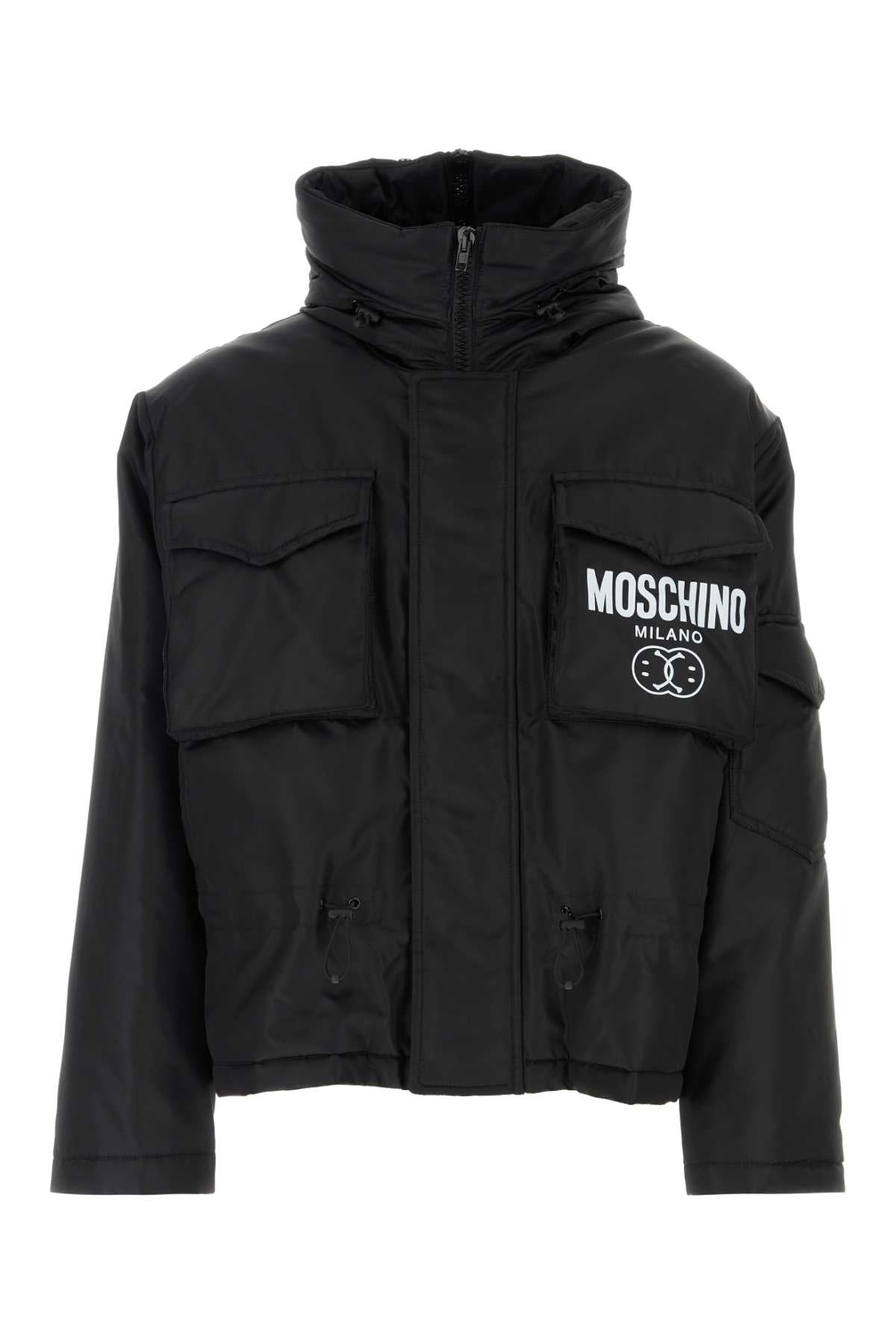 MOSCHINO Padded Nylon Jacket for Men - Perfect for Any Season