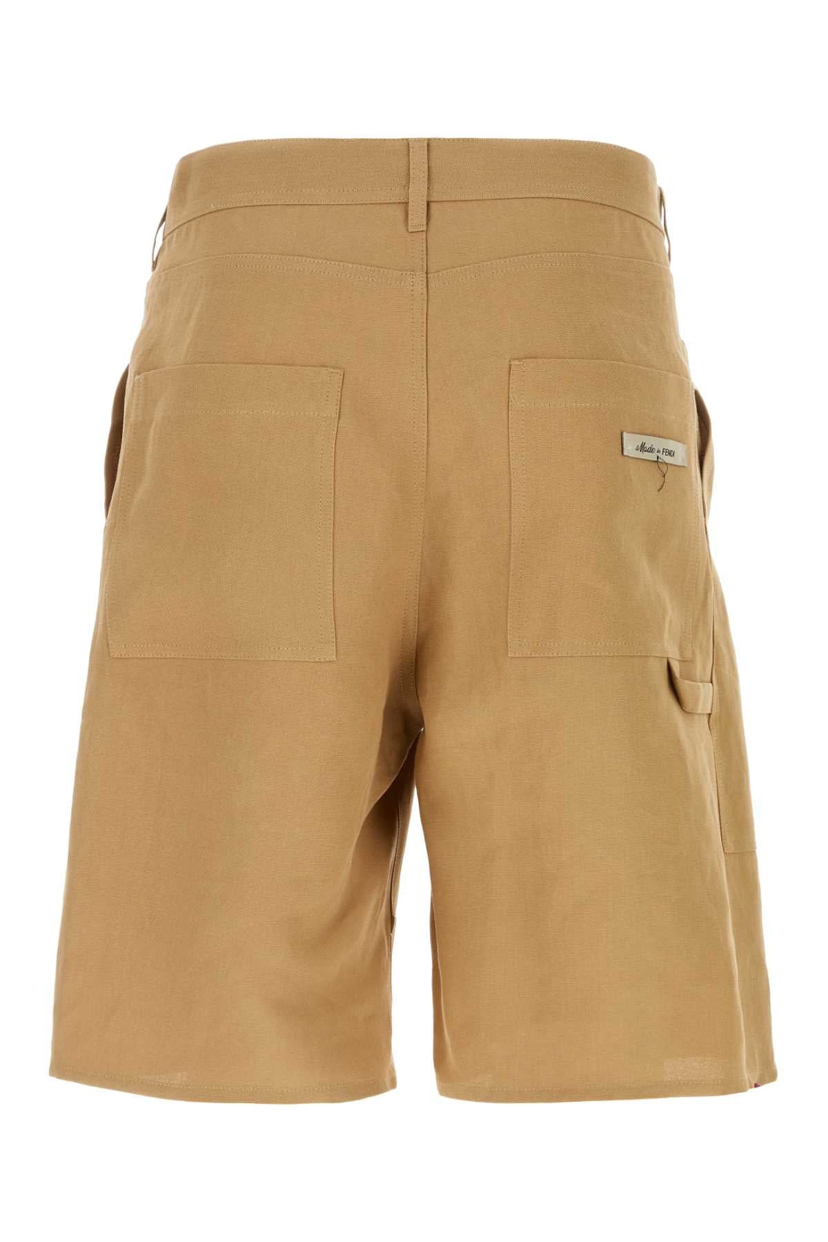 FENDI Luxurious Paper Bermuda Shorts for Men - Summer Collection 2024