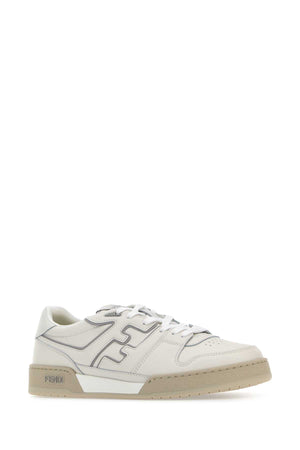 FENDI Two-tone Leather Match Sneakers for Men