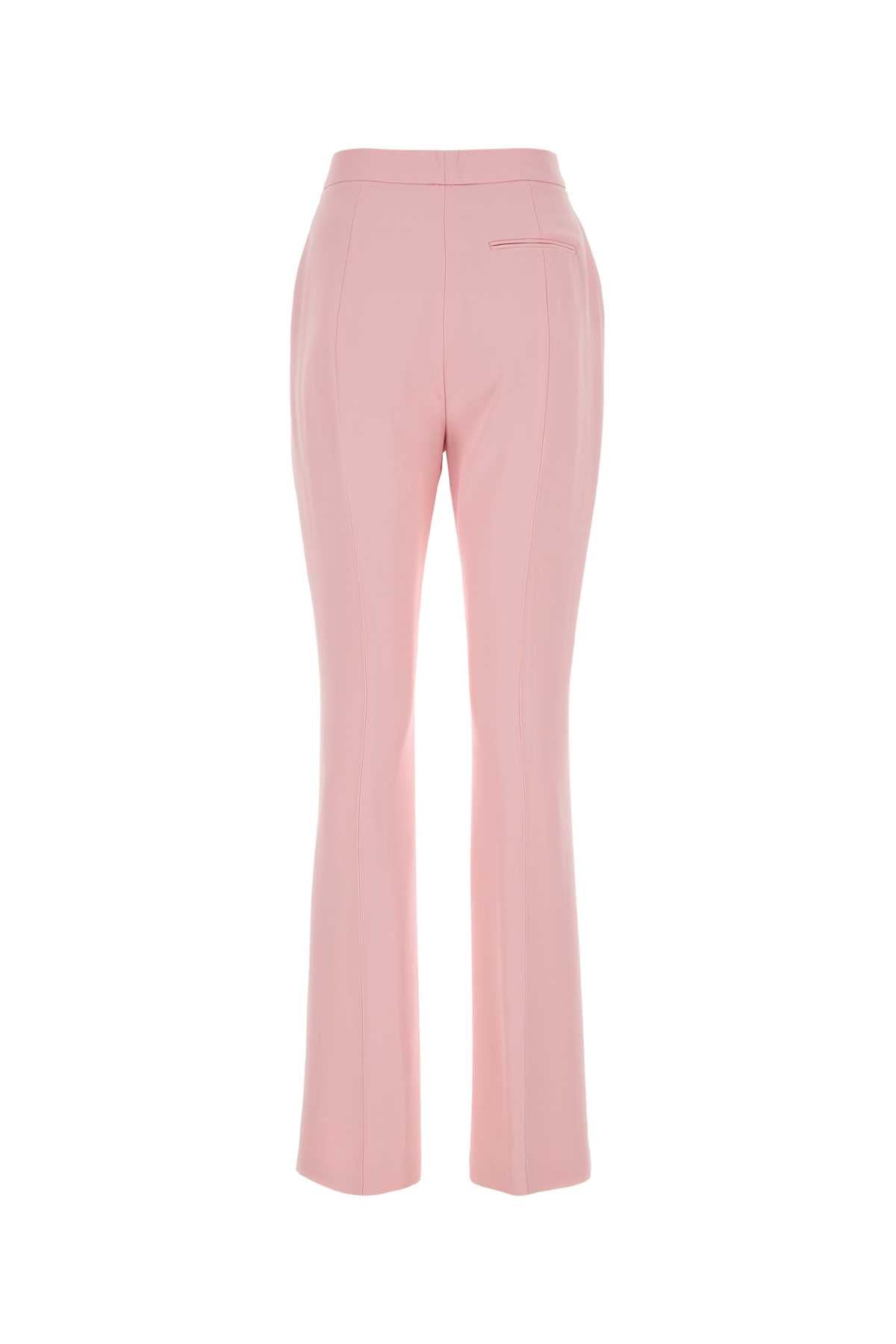 ALEXANDER MCQUEEN Pastel Pink Crepe Cigarette Pant