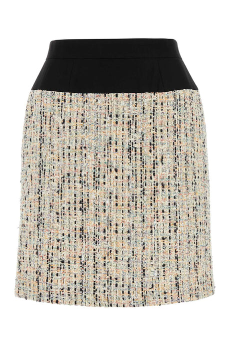 ALEXANDER MCQUEEN Multicolor Boucle Loop Mini Skirt