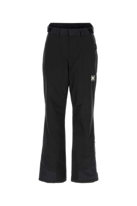 PALM ANGELS Men's Black Polyester Ski Pants