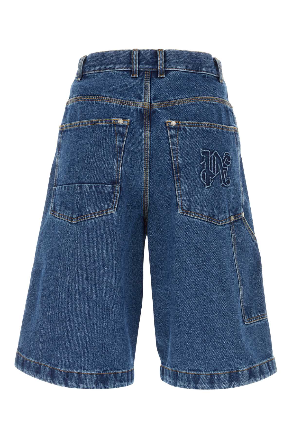 PALM ANGELS Denim Bermuda Shorts for Men