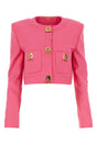 MOSCHINO Fuchsia Stretch Gabardine Blazer