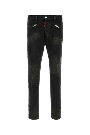 DSQUARED Black Stretch Denim Cool Guy Jeans - 24W