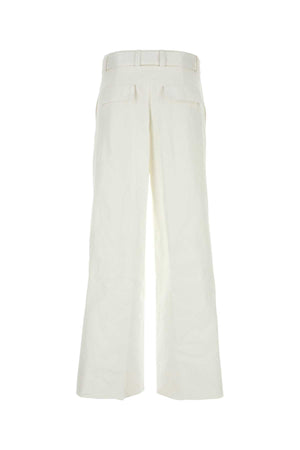 JIL SANDER Wide-Leg Cotton Pants - Comfortable and Stylish