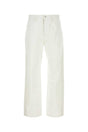 JIL SANDER Stylish White Denim Jeans for Men