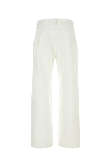 JIL SANDER Stylish White Denim Jeans for Men