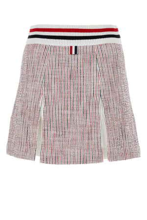 THOM BROWNE Chic Embroidered Mini Skirt