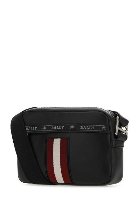 BALLY Mini Black Leather Crossbody Handbag