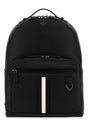 BALLY Black Leather Maverick Backpack - 30cm x 42cm x 10.5cm