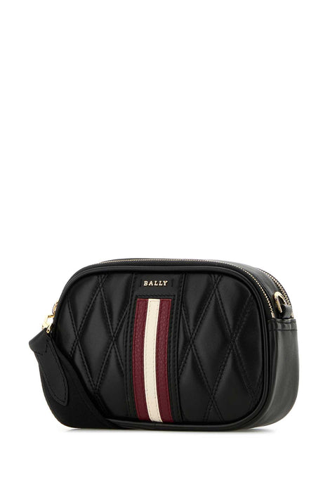 BALLY Mini Black Nappa Leather Crossbody Handbag