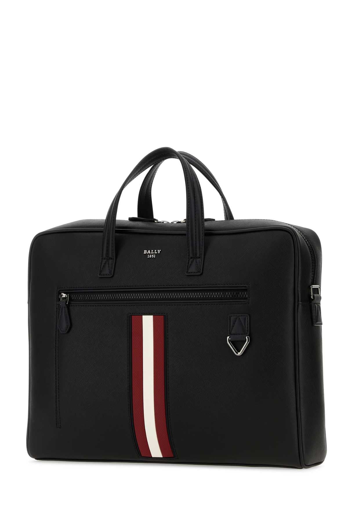 BALLY Leather Mike Briefcase - 39cm x 31cm x 8cm