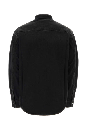 VETEMENTS Unisex Black Denim Shirt for Every Occasion