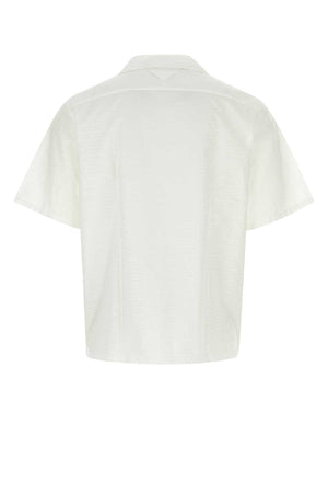 PRADA Embroidered Poplin Shirt for Men - Seasonal Style