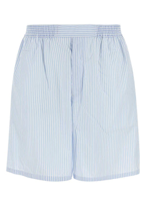 PRADA Embroidered Mini Bermuda Shorts for Men