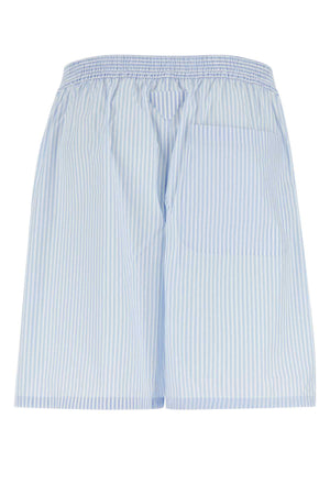 PRADA Embroidered Mini Bermuda Shorts for Men