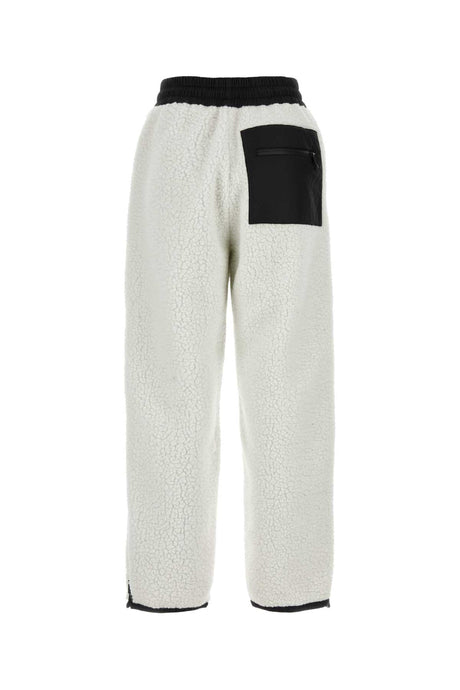 PALM ANGELS Soft Teddy Fabric Joggers for Women