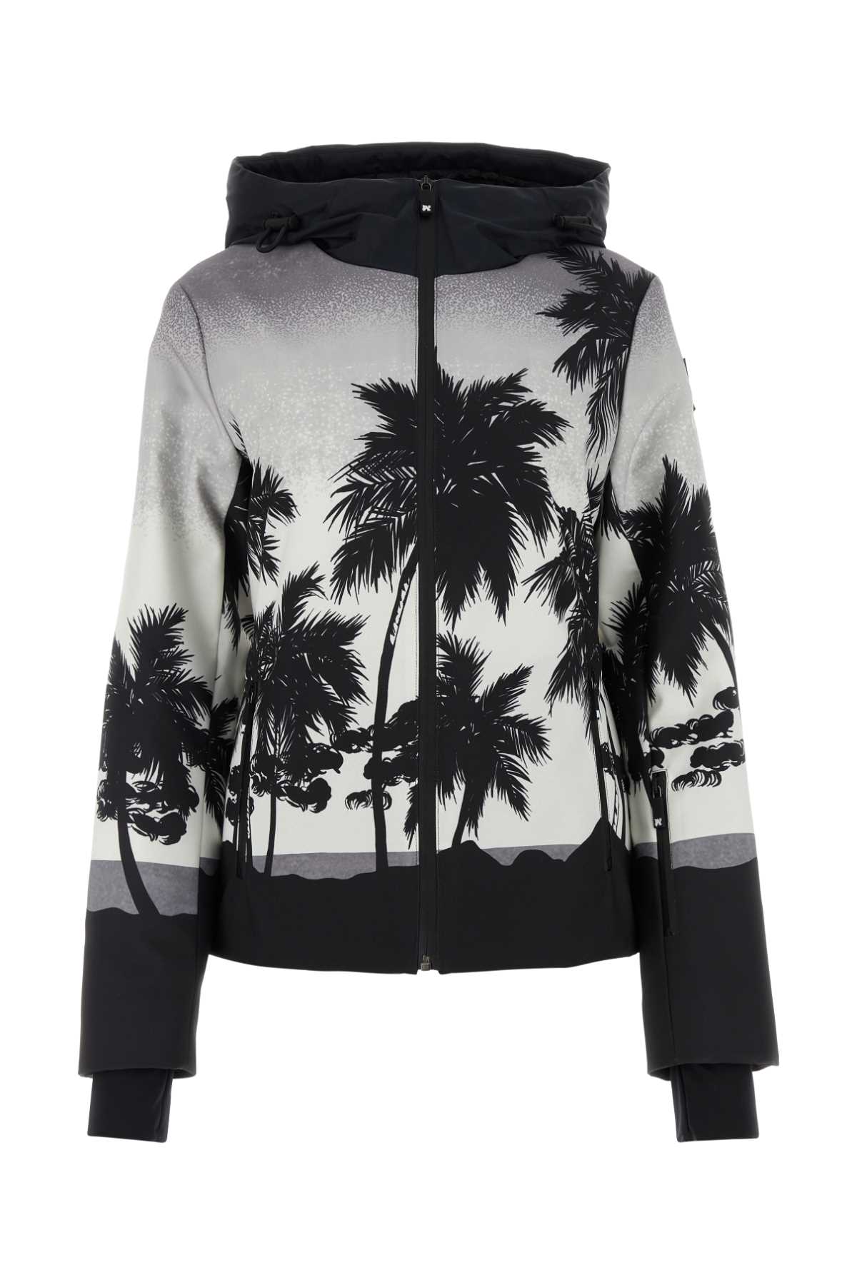 PALM ANGELS Printed Mini Ski Jacket for Women