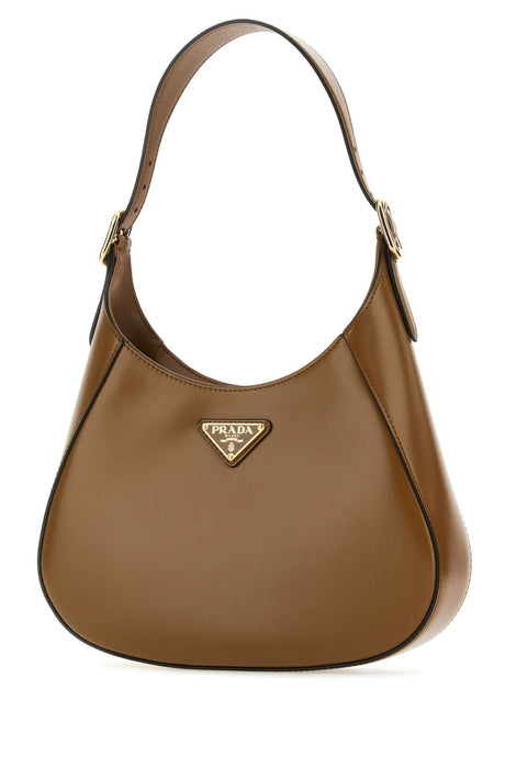 PRADA Mini Leather Cleo Shoulder Handbag