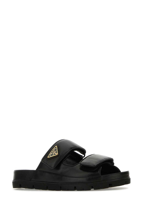 PRADA Elegant Nappa Leather Slippers for Women