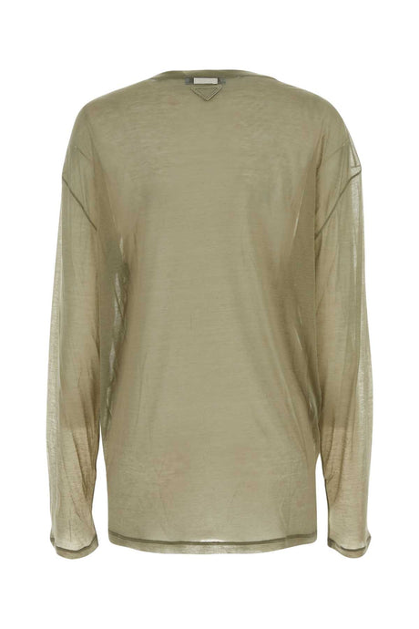 PRADA Oversized Lyocell Blend T-Shirt