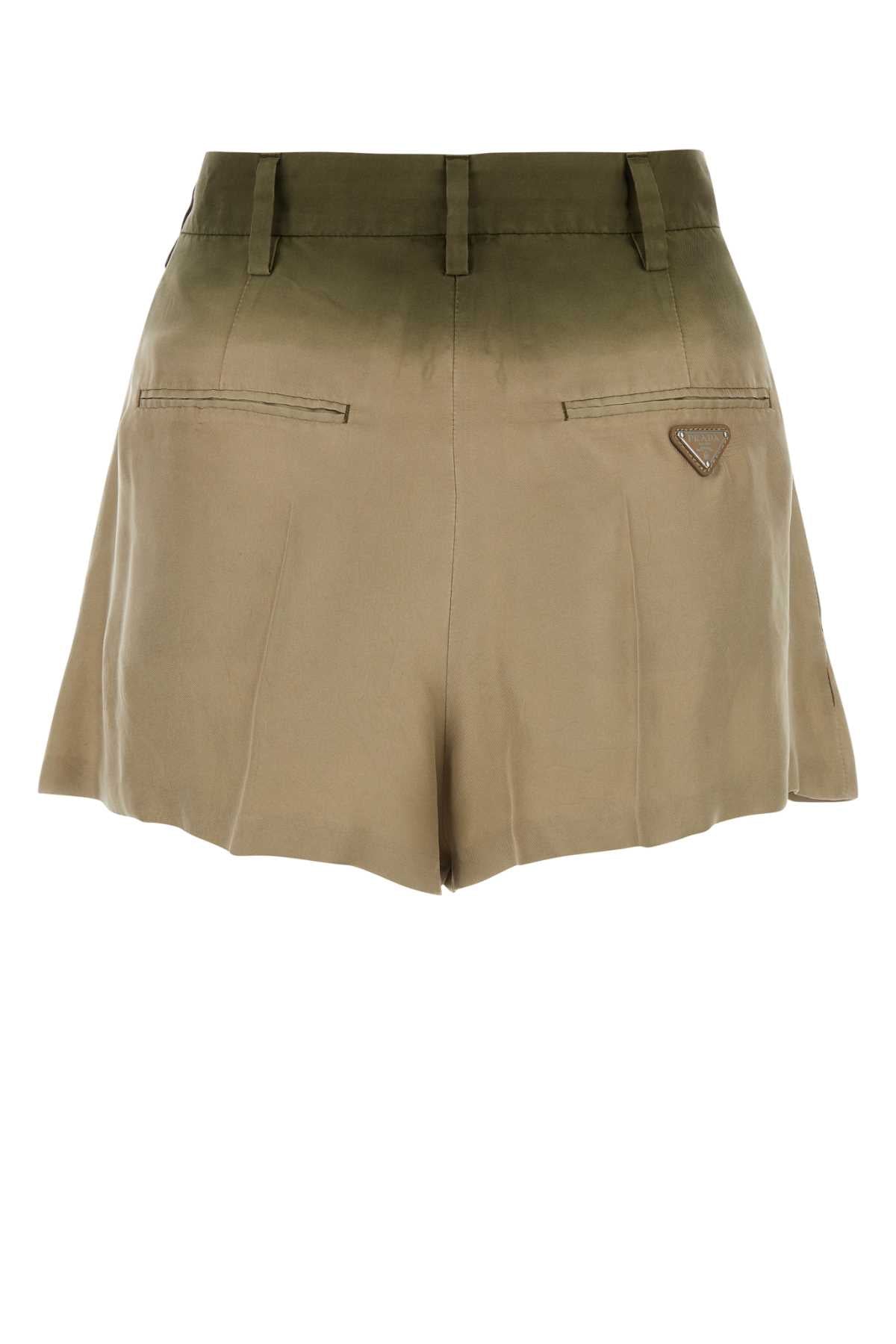 PRADA Elegant Silk Mini Shorts for Women