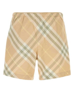 BURBERRY Embroidered Nylon Swimming Shorts for Men