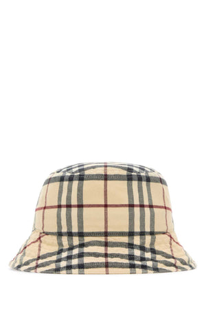 BURBERRY Embroidered Cotton Bucket Hat