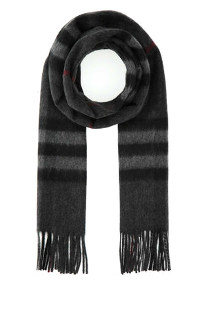 BURBERRY Giant Check Cashmere Unisex Scarf