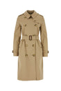 BURBERRY Classic Beige Cotton Trench Jacket for Women