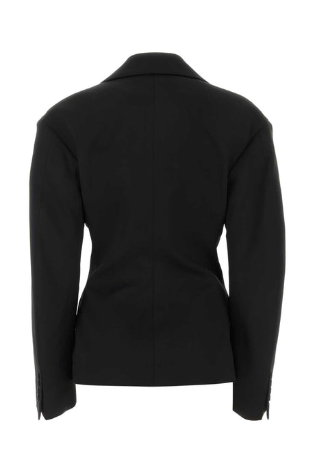 OFF WHITE Stretch Wool Blazer for Women