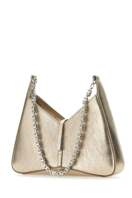 GIVENCHY Mini Golden Rose Leather Cut-Out Shoulder Handbag