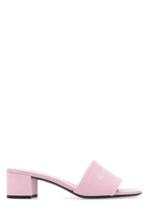 GIVENCHY Canvas 4G Flat Sandals with 4.5 cm Heel