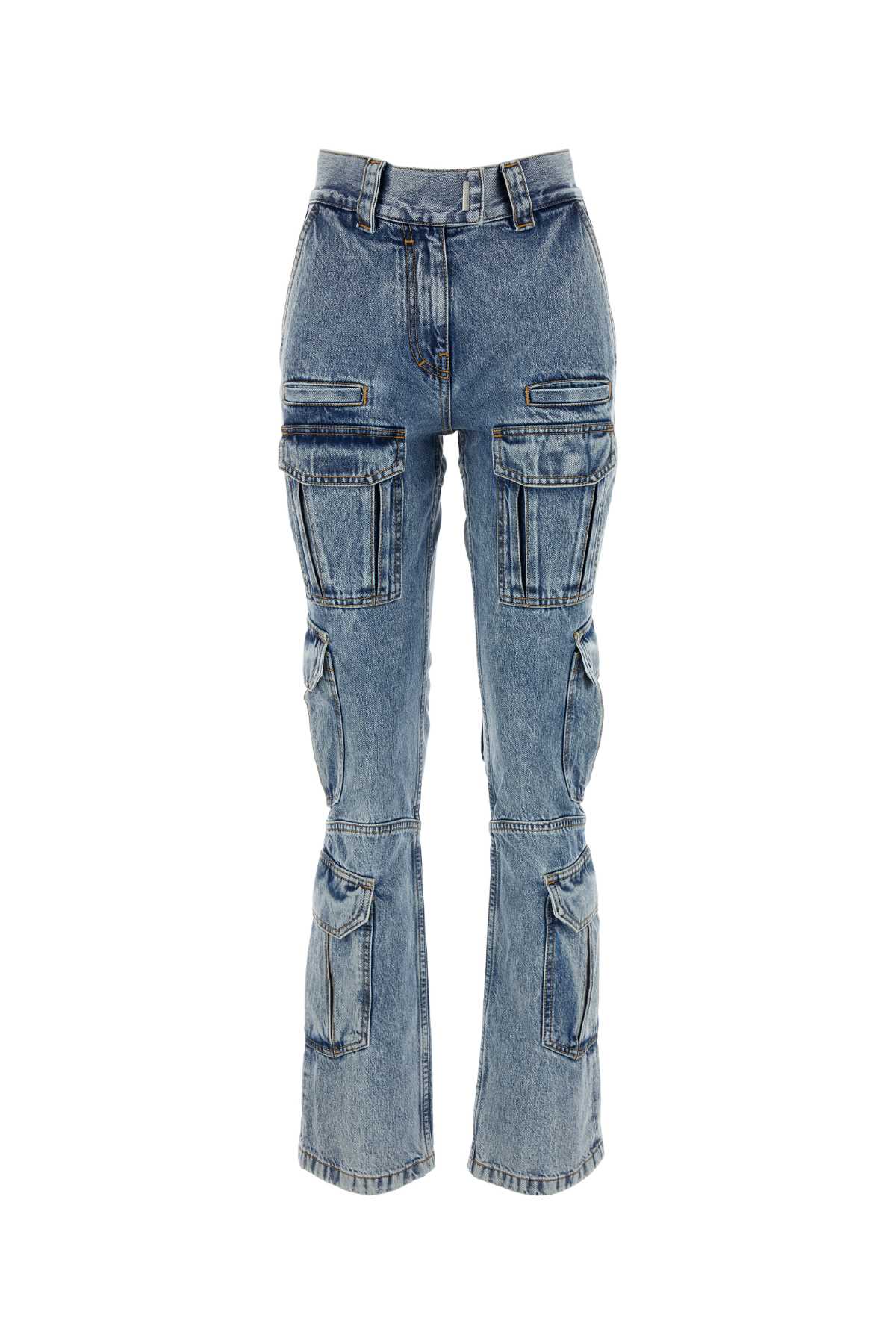 GIVENCHY Chic Denim Cargo Jeans for Women