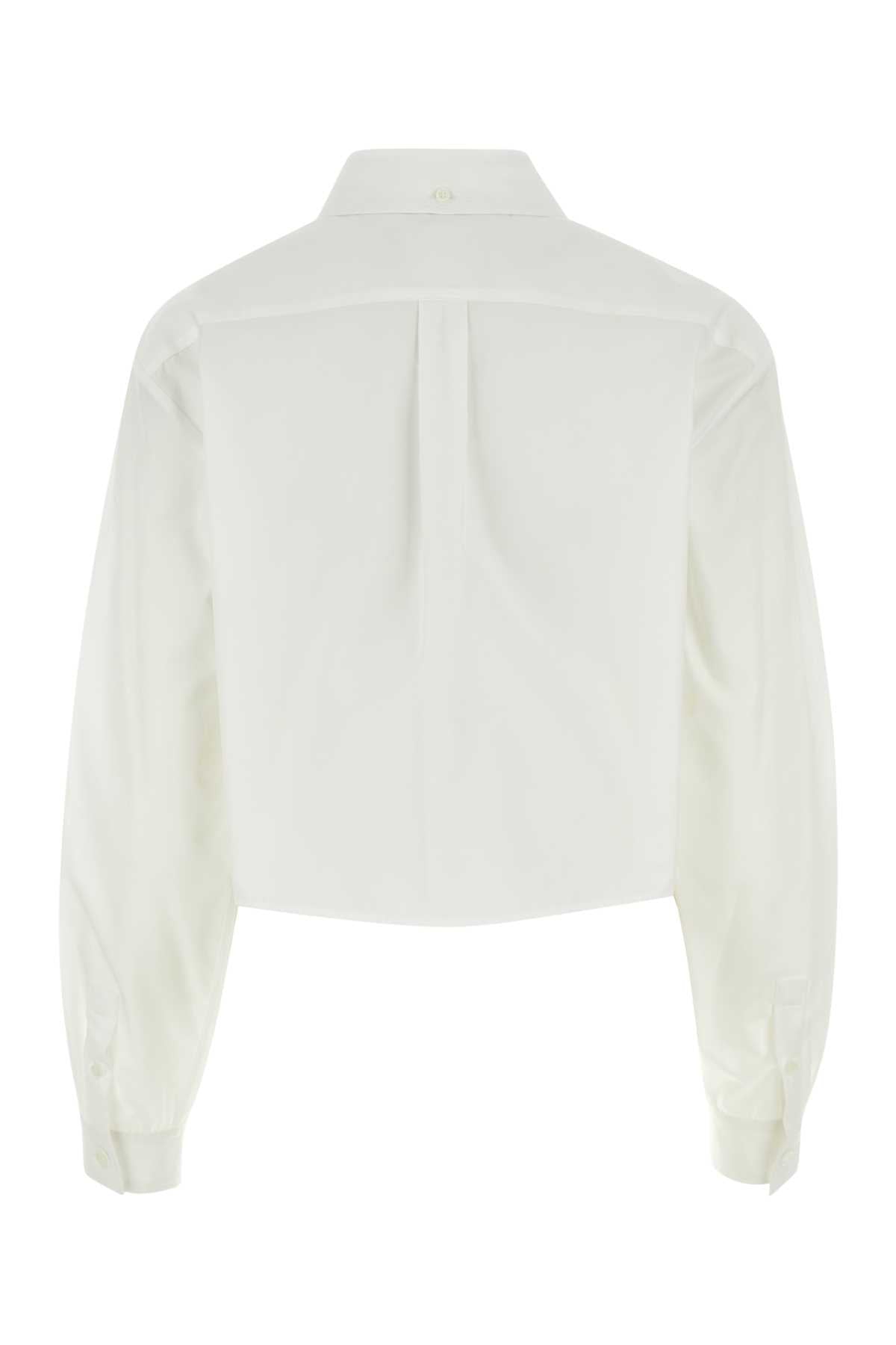 GIVENCHY Classic White Poplin Shirt - Women's Fashion Essential