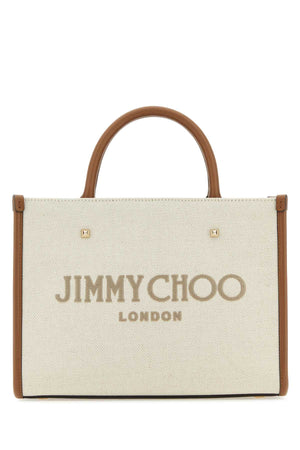 JIMMY CHOO Avenue Canvas Shopping Handbag – 27.5 cm x 22 cm