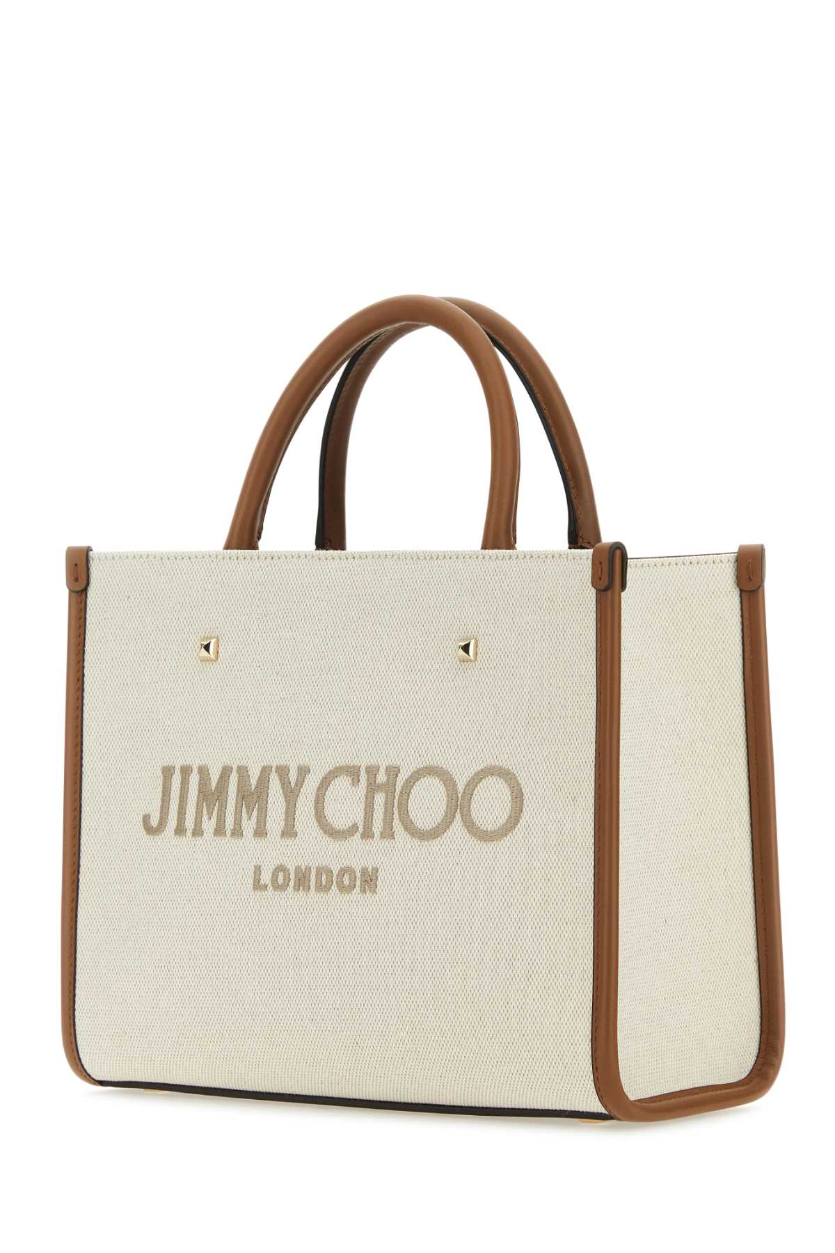 JIMMY CHOO Avenue Canvas Shopping Handbag – 27.5 cm x 22 cm