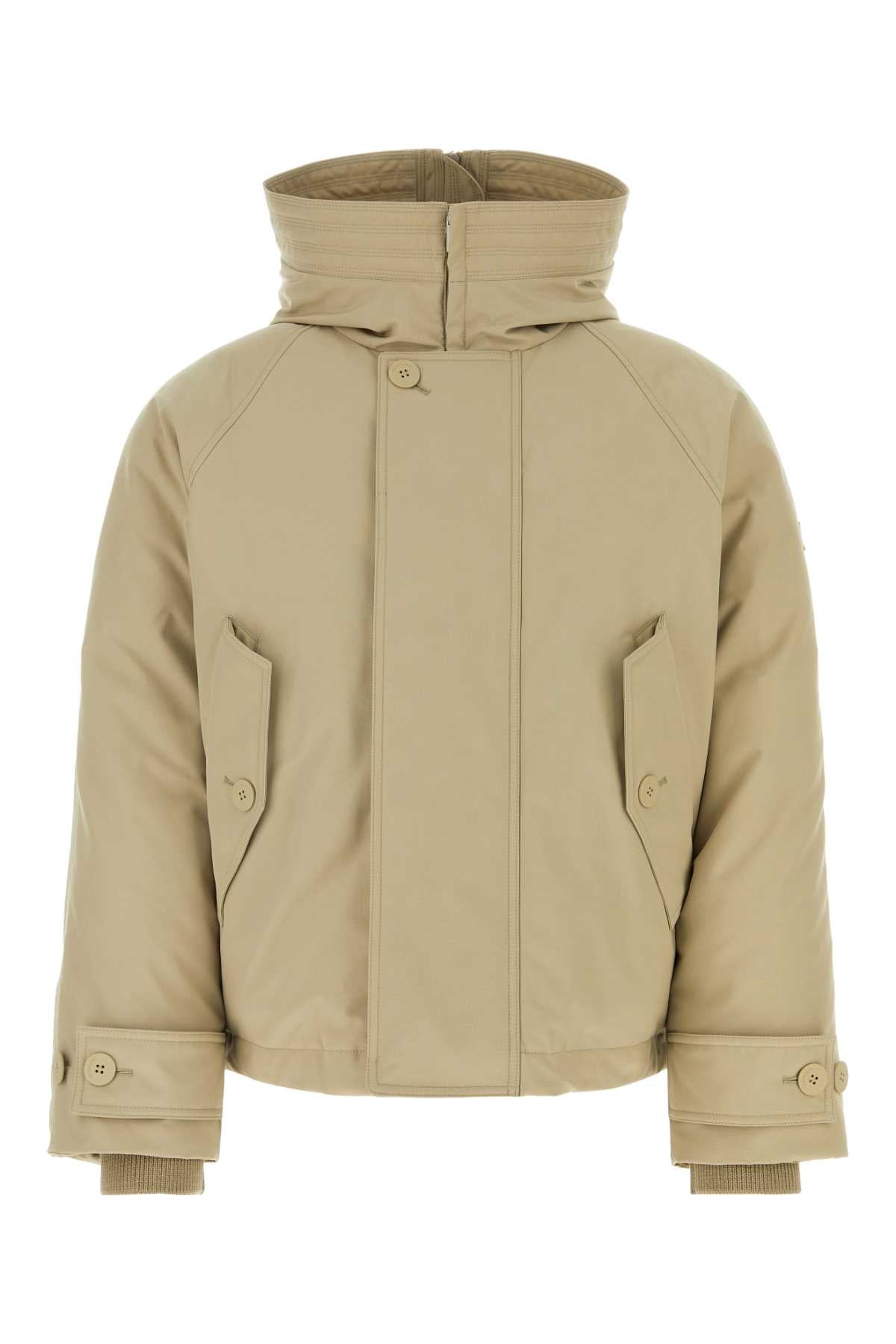 SALVATORE FERRAGAMO Beige Padded Jacket for Men - Size S