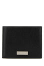 SALVATORE FERRAGAMO Black Leather Mini Wallet