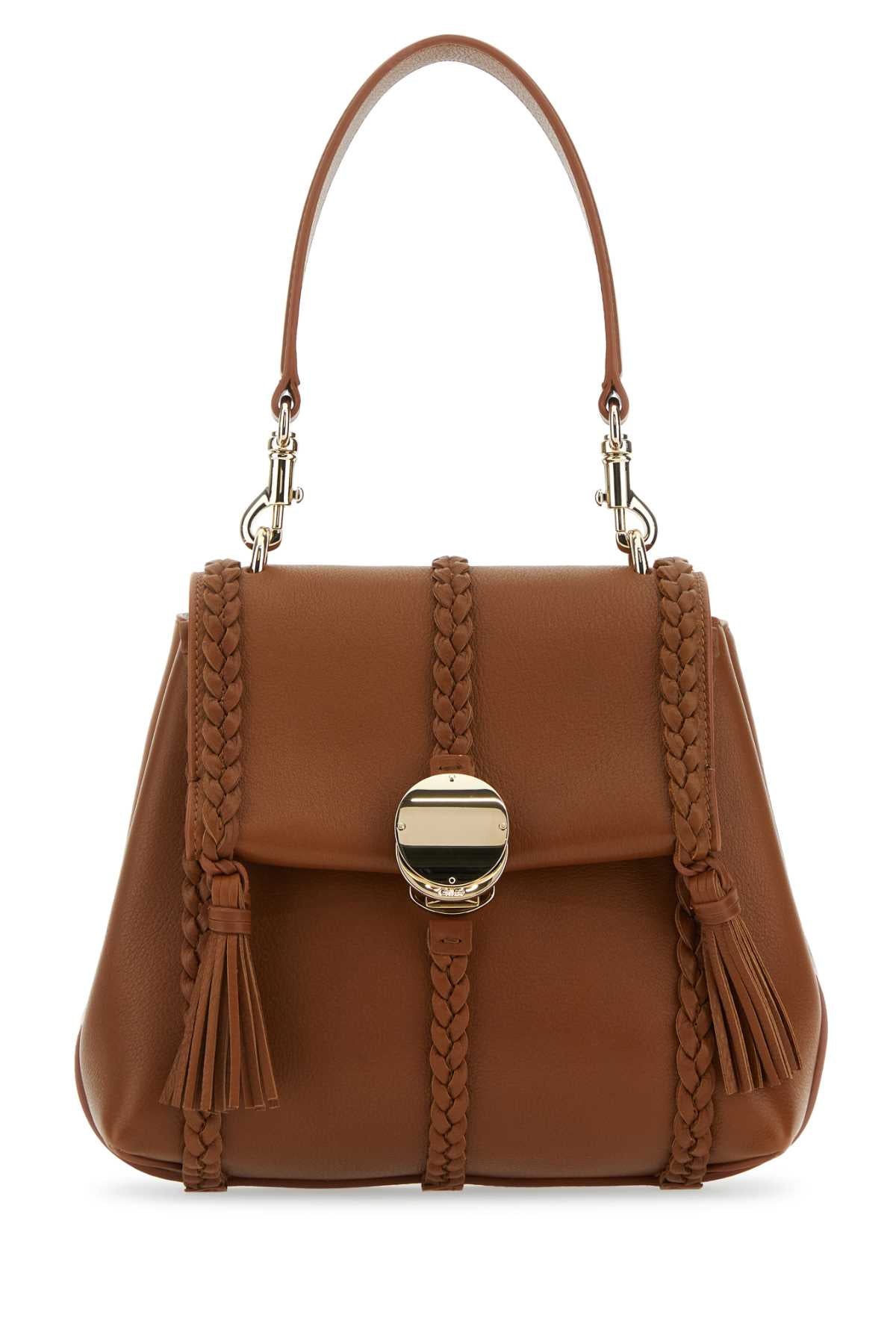 CHLOE Mini Brown Leather Handbag