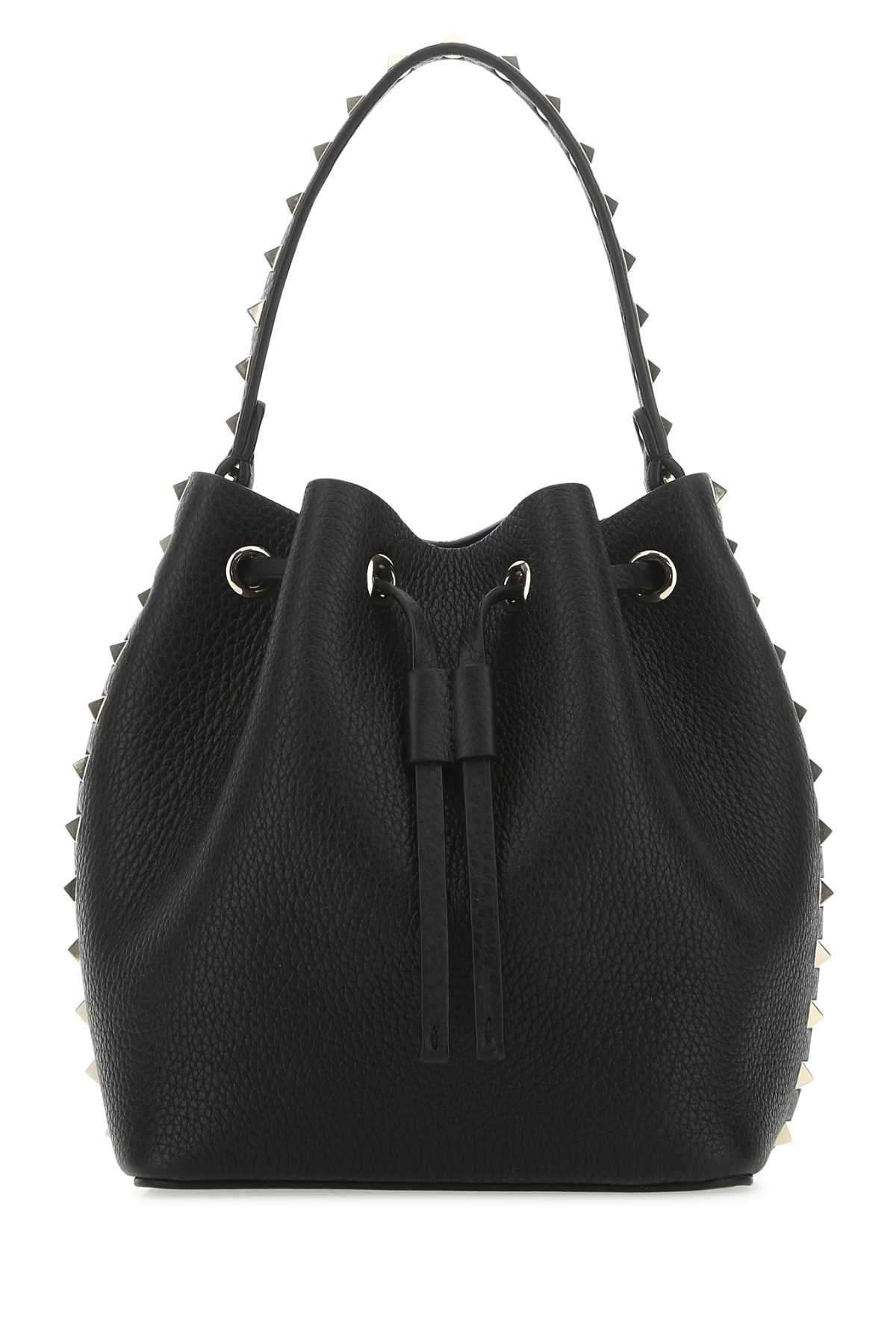 VALENTINO GARAVANI Mini Leather Rockstud Bucket Handbag