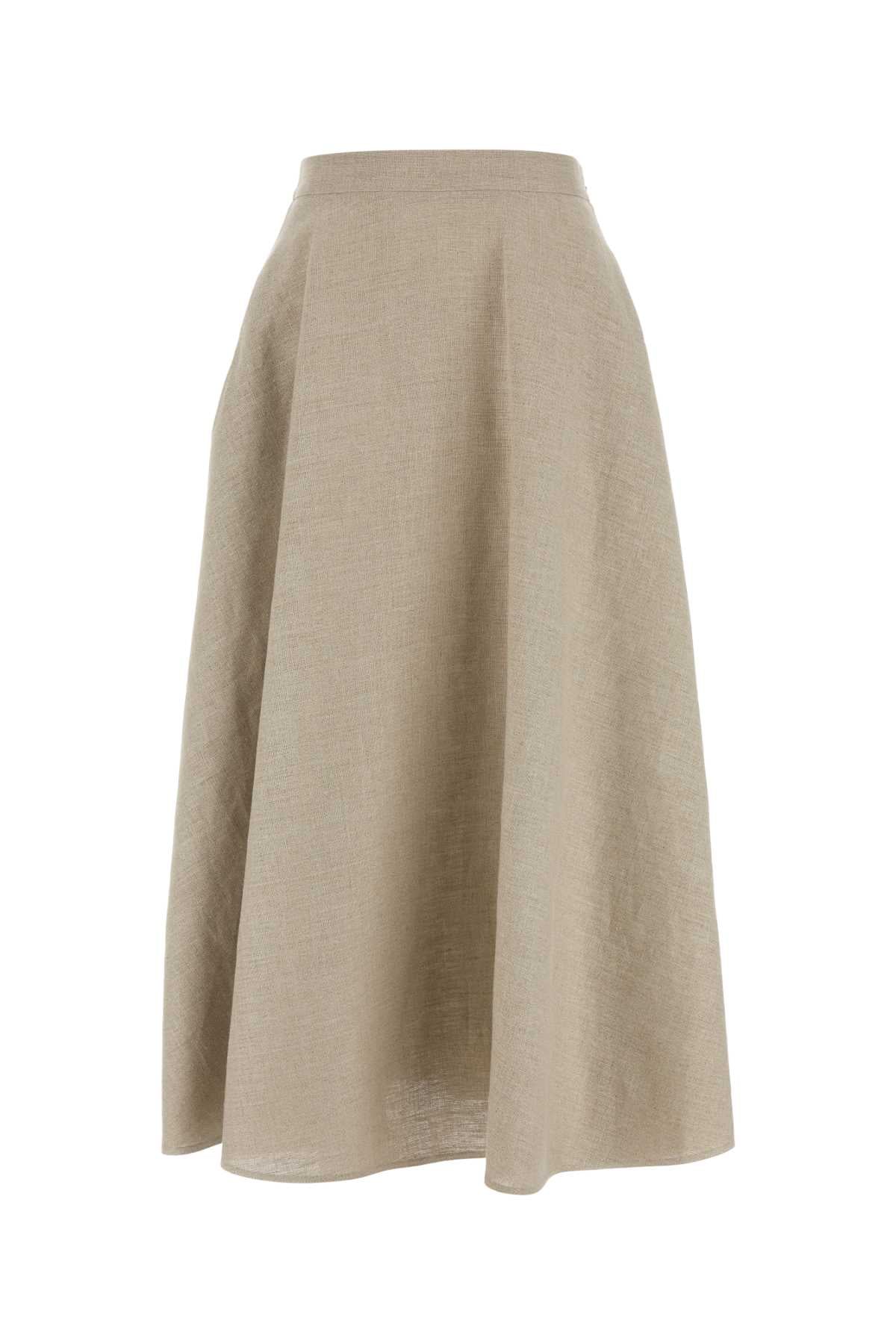 VALENTINO GARAVANI Elegant Linen Skirt for Women