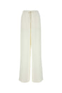 VALENTINO GARAVANI Ivory Cady Couture Wide-Leg Pant