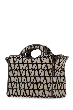 VALENTINO GARAVANI Iconic Print Mini Shopping Handbag - Stylish and Functional