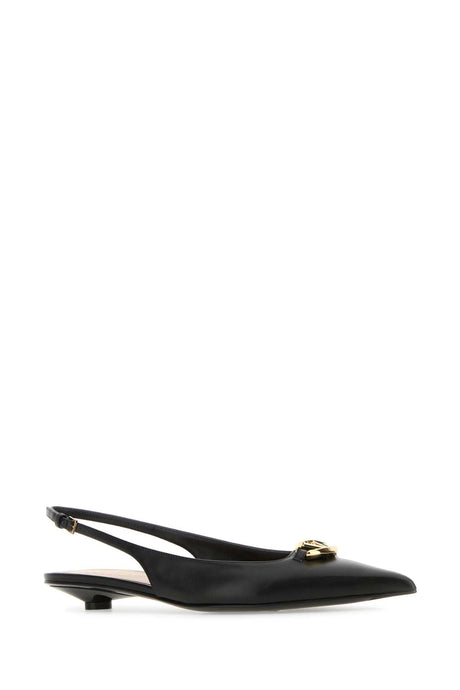 VALENTINO GARAVANI Classic Leather VLogo Ballerinas for Women